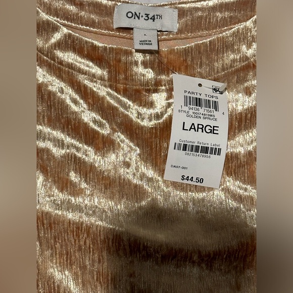 Women's Short-Sleeve Relaxed Velvet T-Shirt, Created for Macy's - Picture 2 of 3